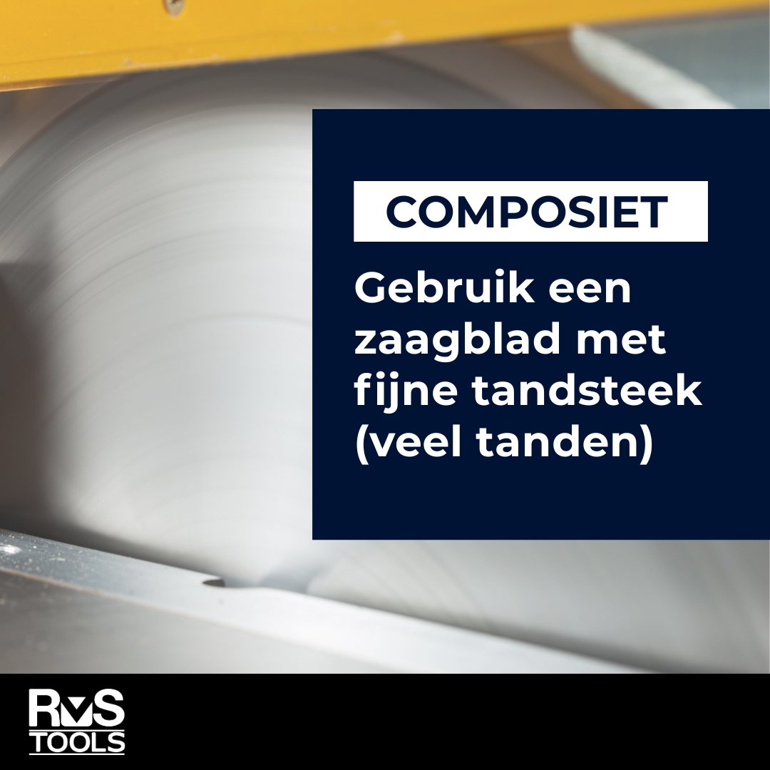 Composiet zagen, fijne tandsteek